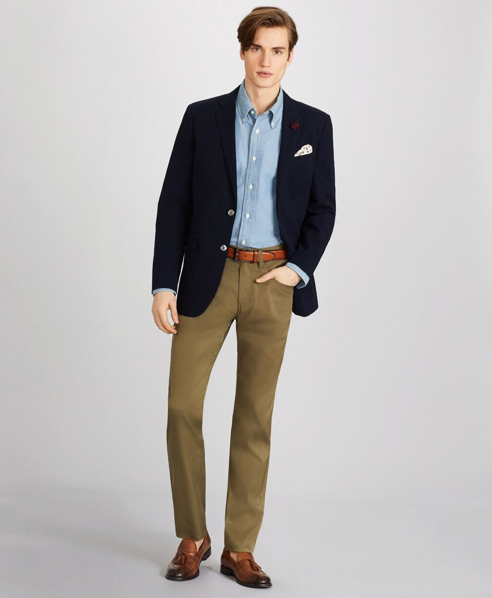 Brooks Brothers Men Milano Fit Seersucker Sport Coat