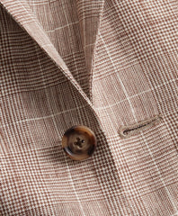 Brooks Brothers Men Madison Fit Linen Check Sport Coat
