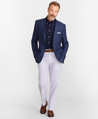 Brooks Brothers Men Madison Fit Linen Herringbone Sport Coat
