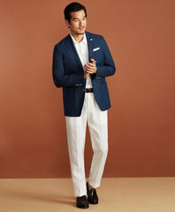 Brooks Brothers Men Golden Fleece® BrooksCloud™ Three-Button Linen-Wool-Silk Sport Coat
