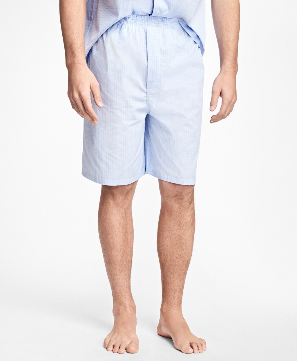Brooks Brothers Men Glen Plaid Short Pajamas