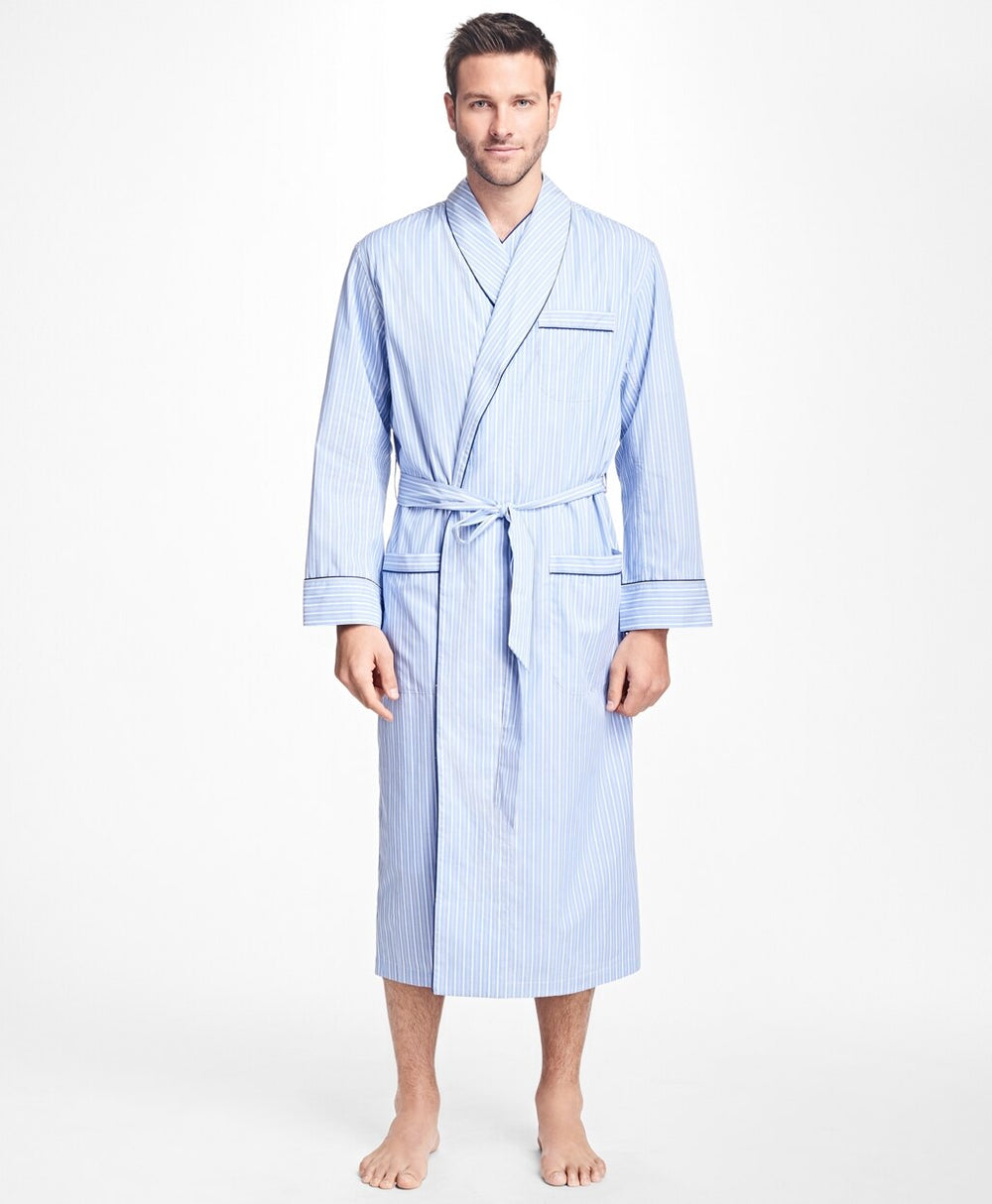 Brooks Brothers Men Bold Stripe Robe