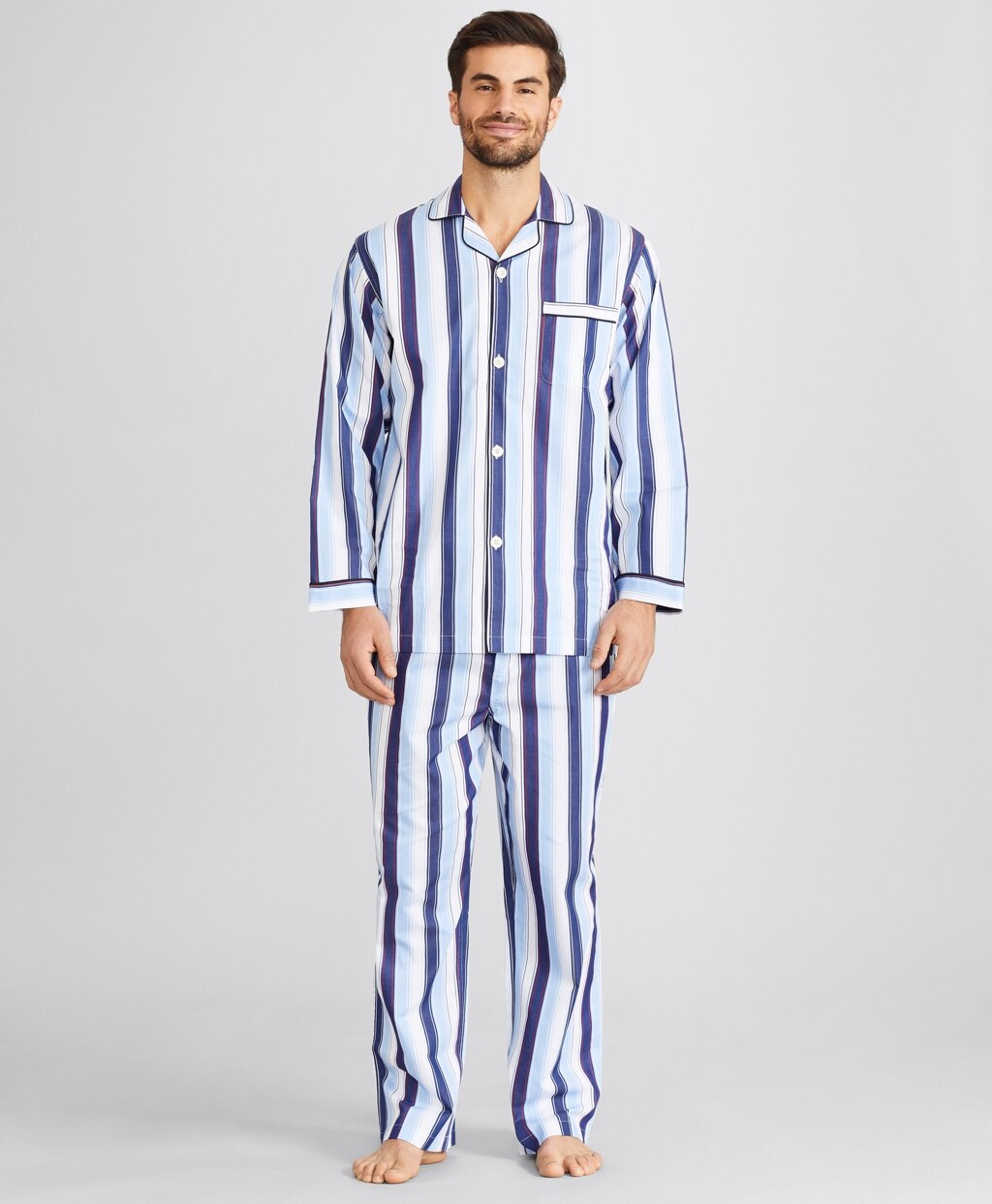 Brooks Brothers Men Bold Stripe Pajamas