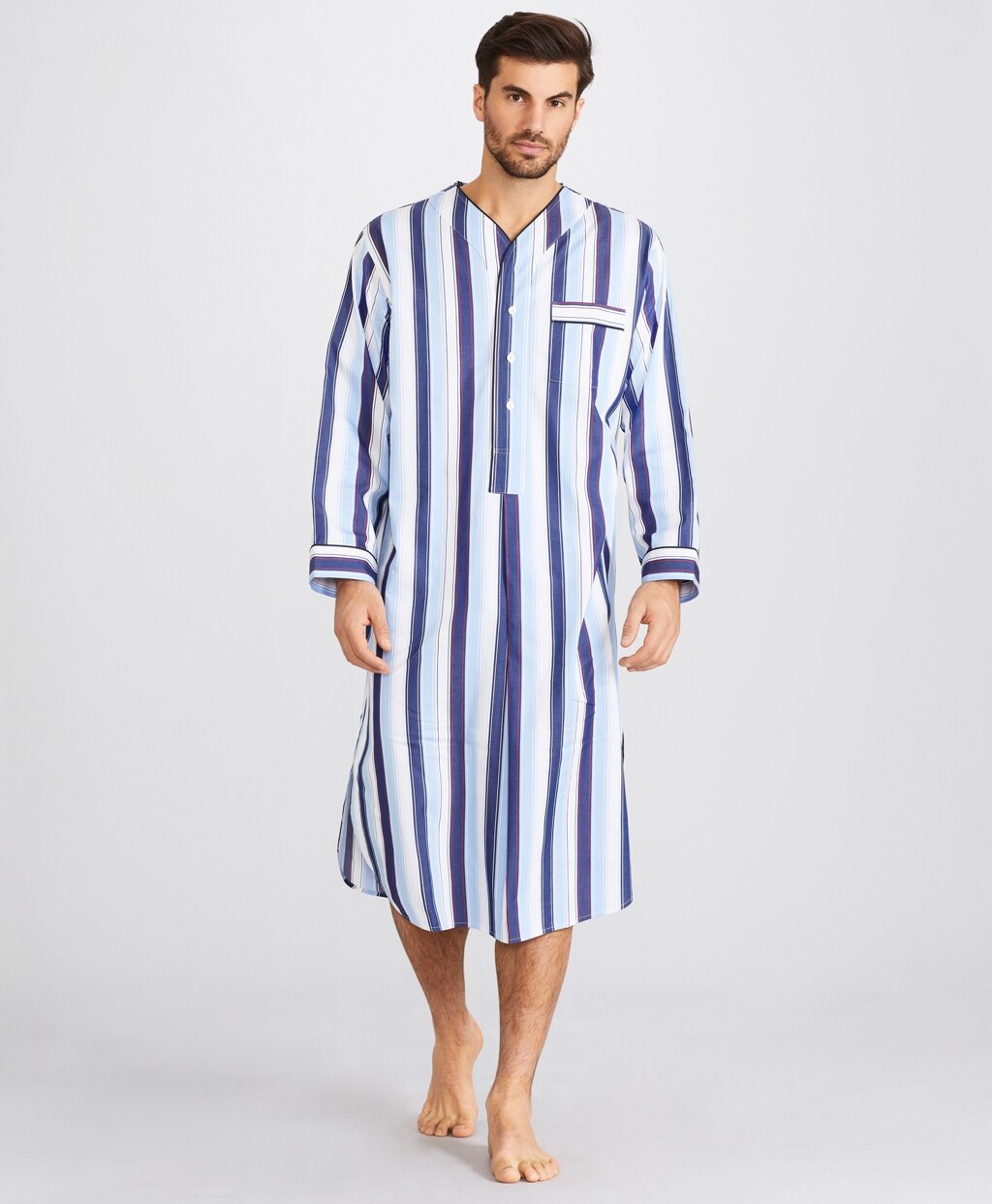 Brooks Brothers Men Bold Stripe Nightshirt