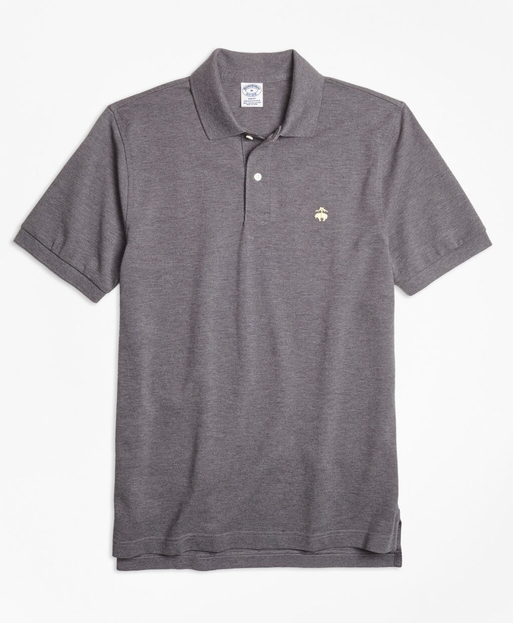Brooks Brothers Men Slim Fit Supima® Cotton Performance Polo Shirt-Basic Colors