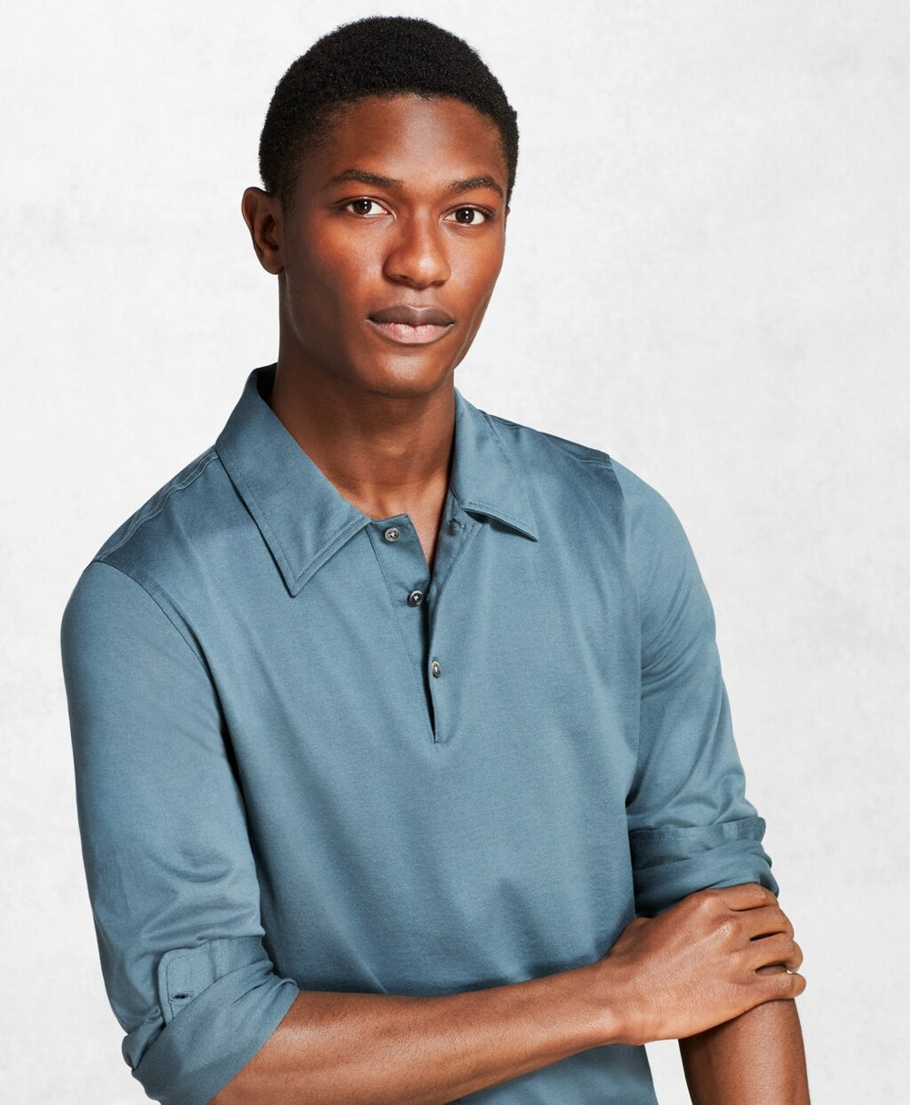 Brooks Brothers Men Golden Fleece® Long-Sleeve Polo Shirt