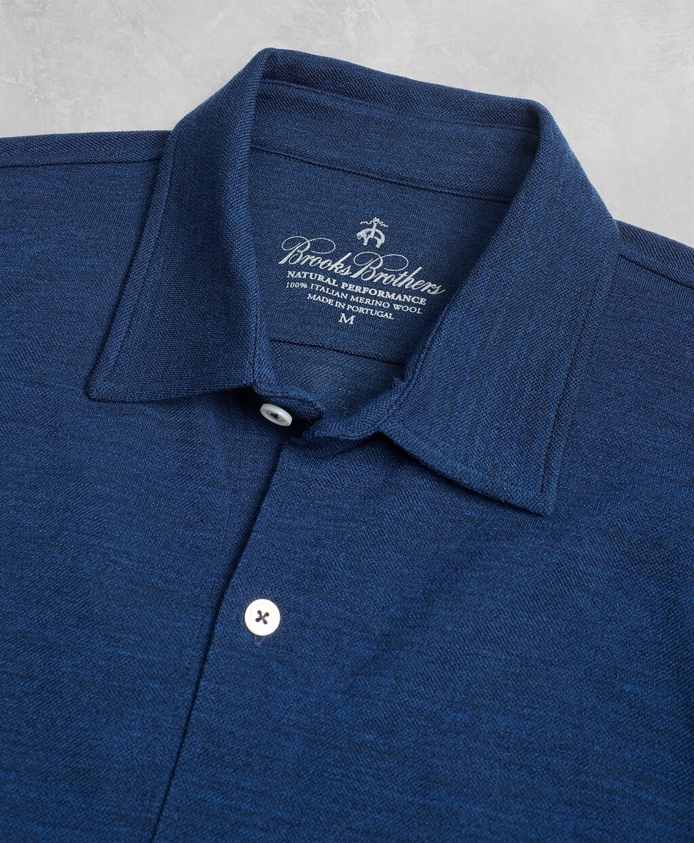 Brooks Brothers Men Golden Fleece® BrooksTech™ Pique Sport Shirt