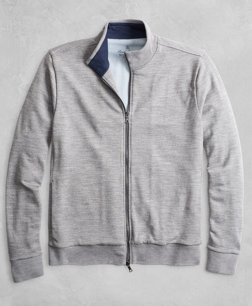 Brooks Brothers Men Golden Fleece® BrooksTech™ French Terry Full-Zip Jacket