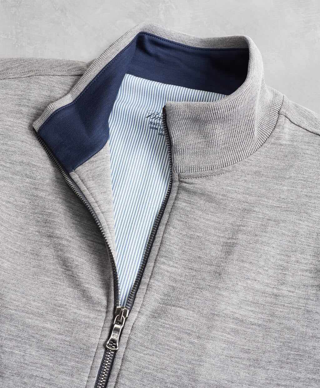 Brooks Brothers Men Golden Fleece® BrooksTech™ French Terry Full-Zip Jacket