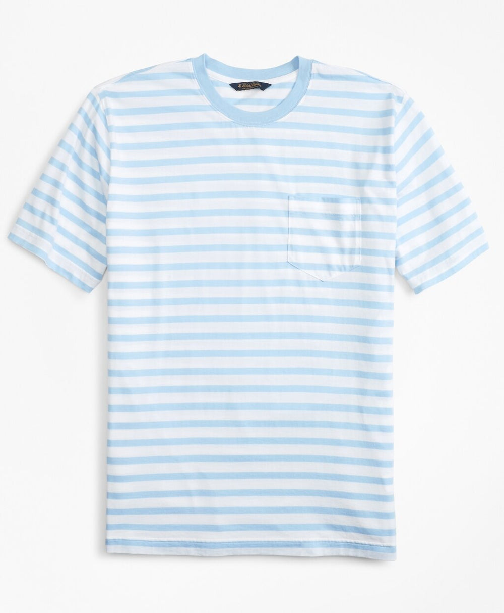 Brooks Brothers Men Supima® Cotton Stripe T-Shirt