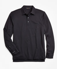 Brooks Brothers Men Premium Extra-Fine Supima® Cotton Pique Long-Sleeve Polo