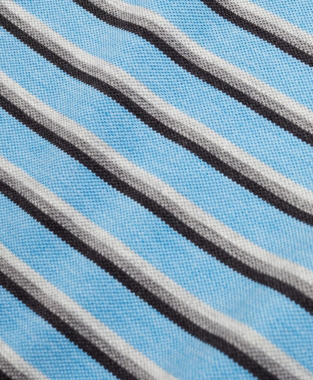 Brooks Brothers Men Original Fit Heathered Stripe Polo Shirt