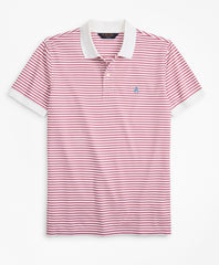 Brooks Brothers Men Slim Fit Feeder Stripe Polo Shirt