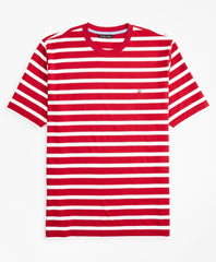 Brooks Brothers Men Supima® Cotton Stripe T-Shirt