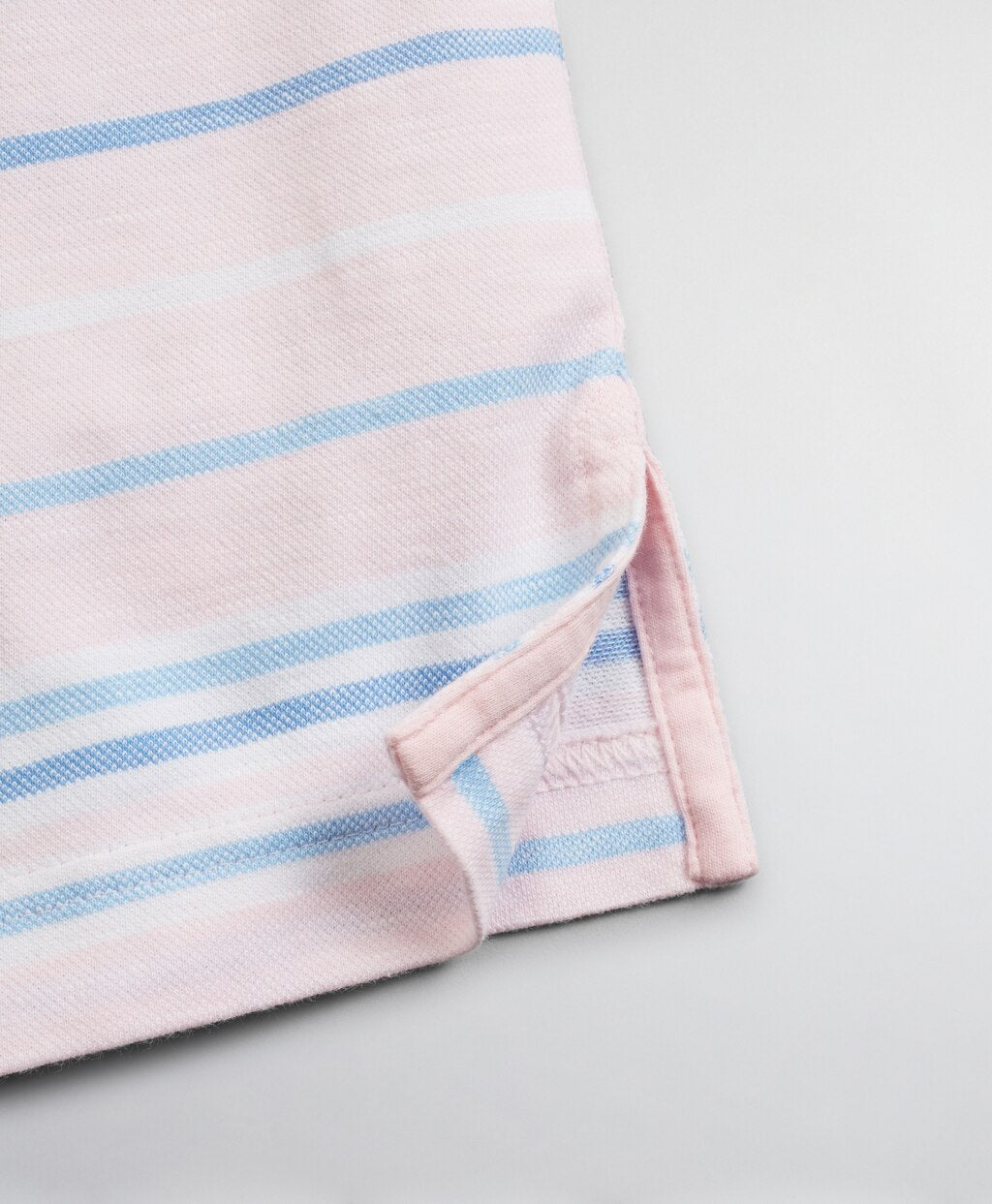 Brooks Brothers Men Slim Fit Cotton and Linen Slub Stripe Polo Shirt