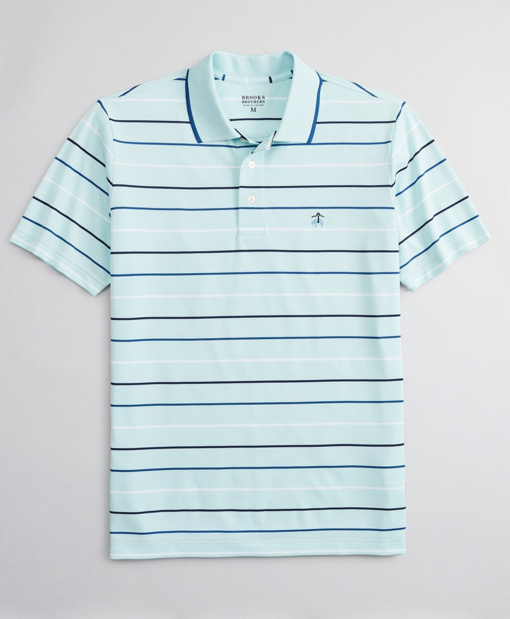 Brooks Brothers Men Performance Series Multi-Stripe Polo Shirt