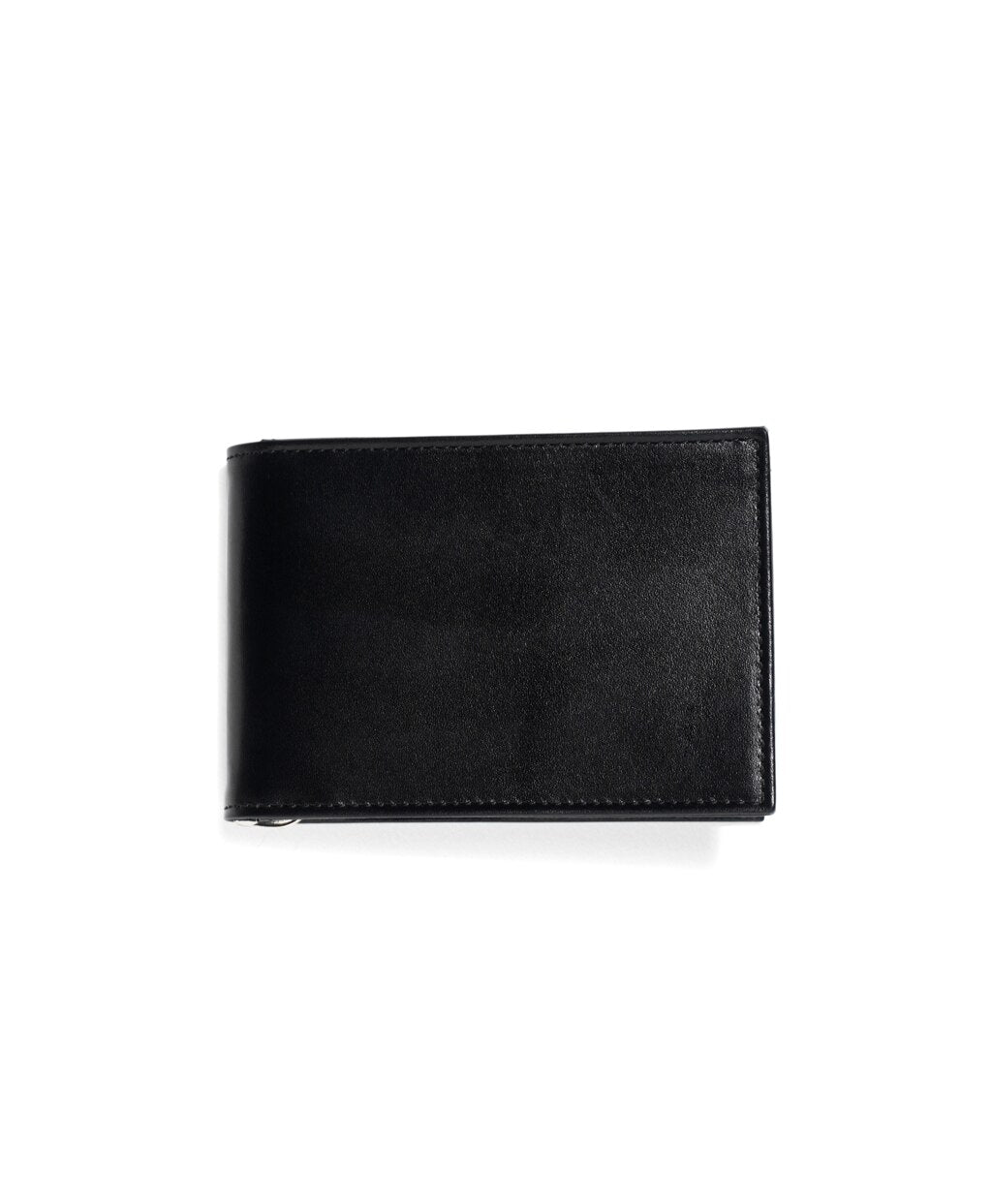 Brooks Brothers Men French Calfskin Slim Wallet with Money Clip