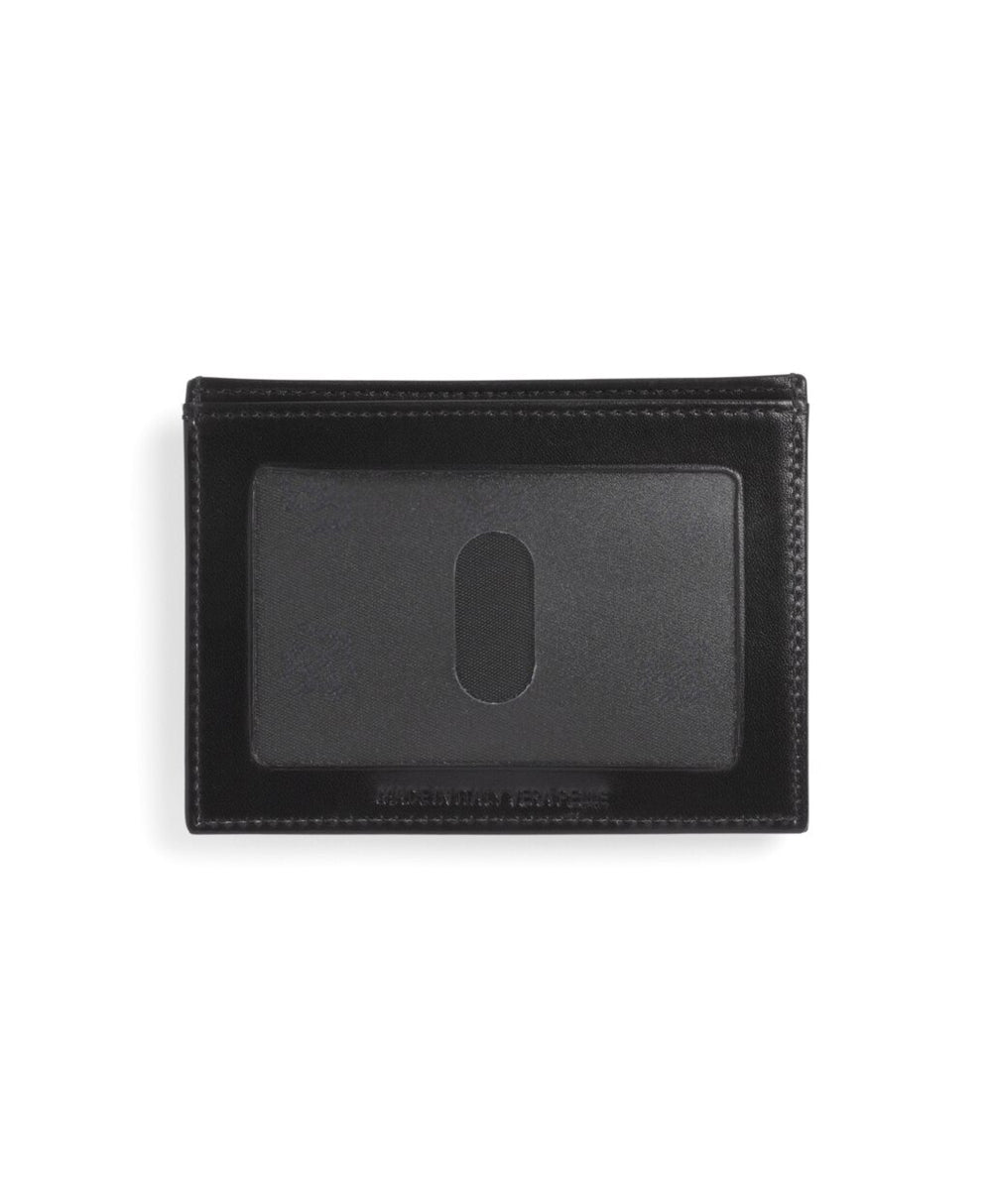 Brooks Brothers Men French Calf Card Case with Magnetic Clip