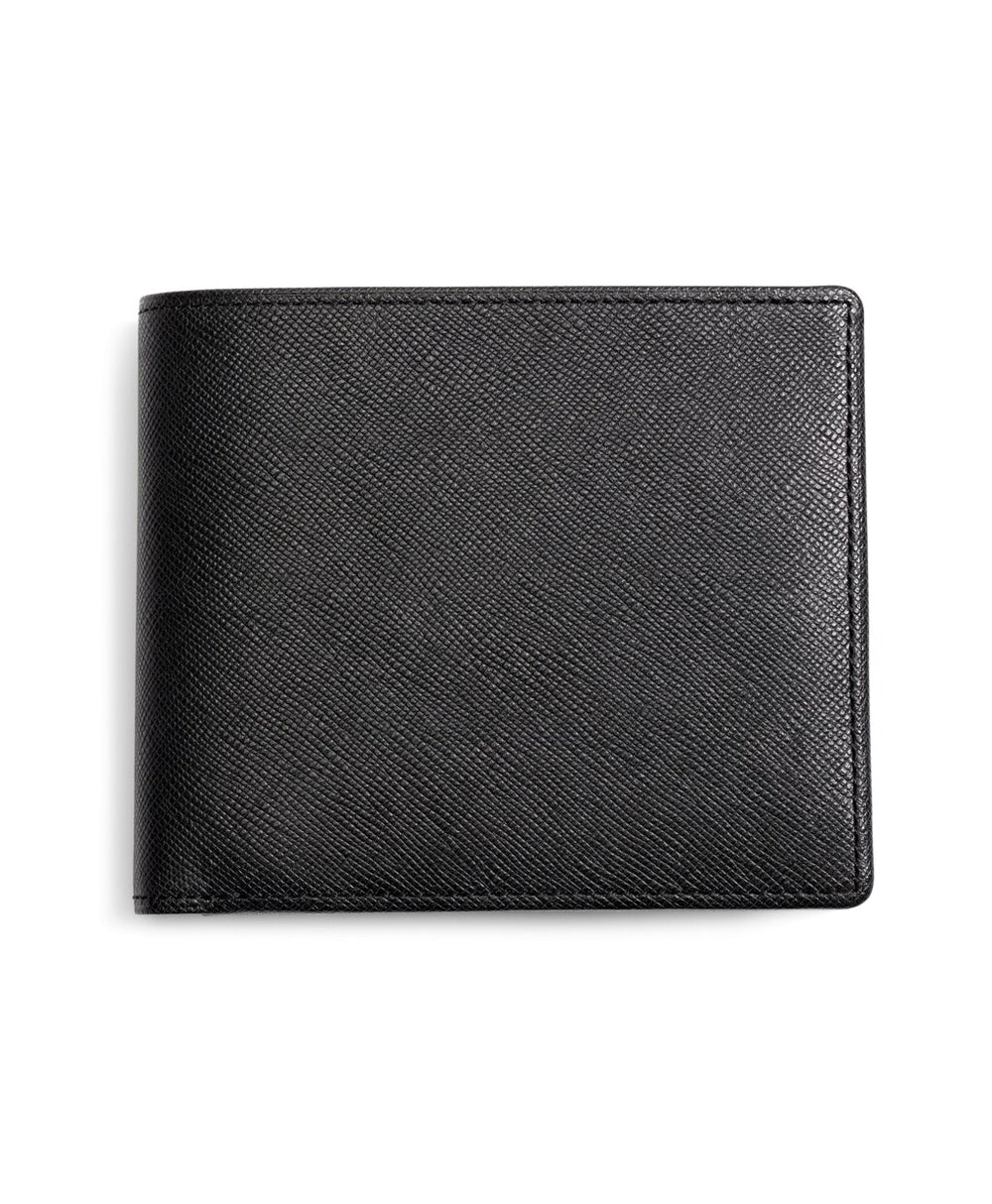 Brooks Brothers Men Saffiano Leather Euro Wallet