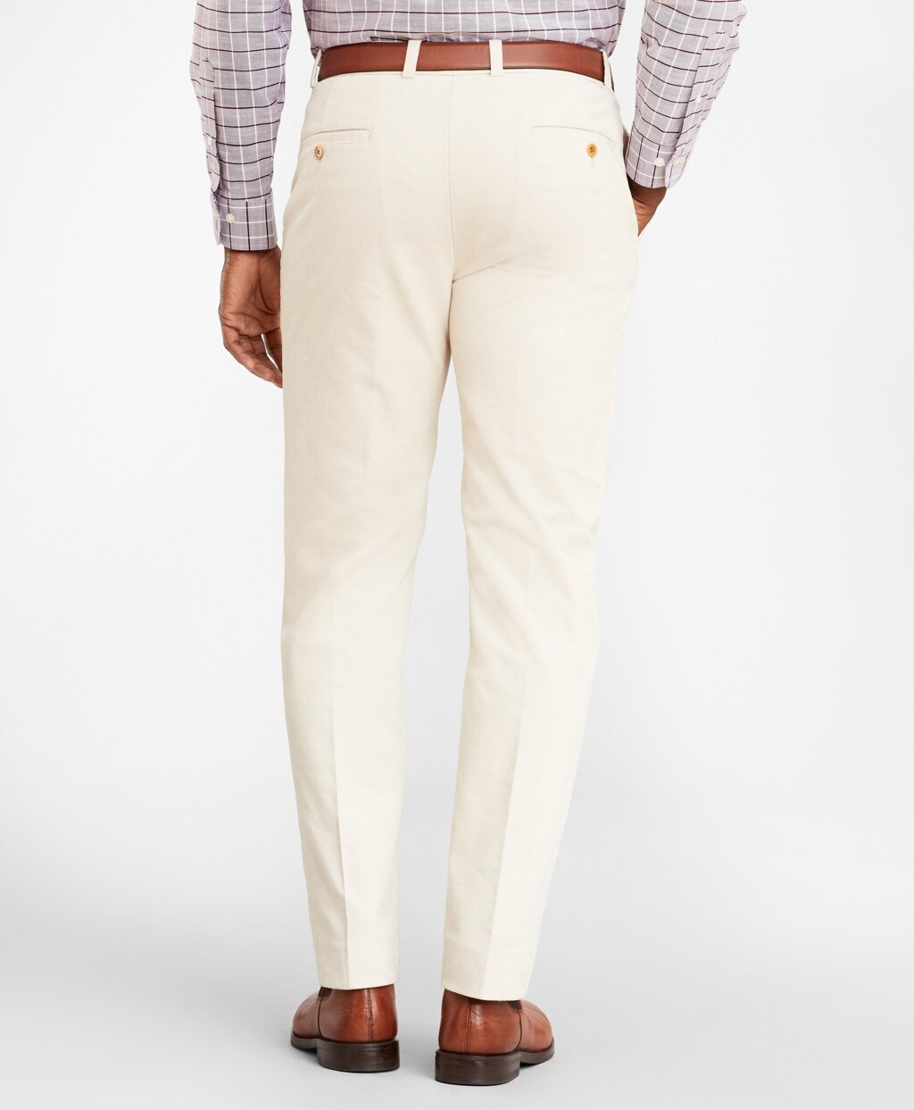 Brooks Brothers Men Clark Fit Fine Wale Stretch Corduroys