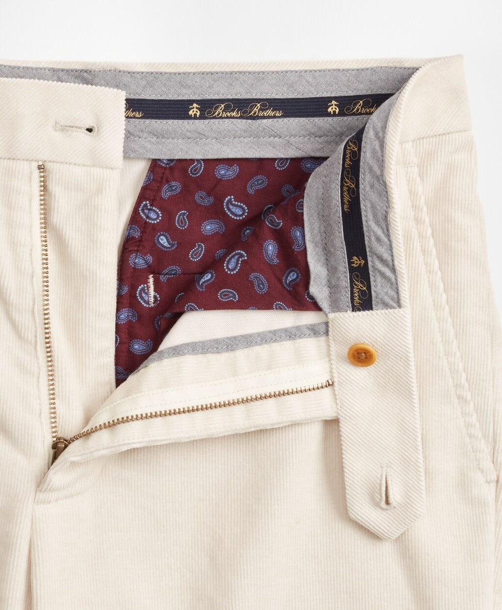 Brooks Brothers Men Clark Fit Fine Wale Stretch Corduroys
