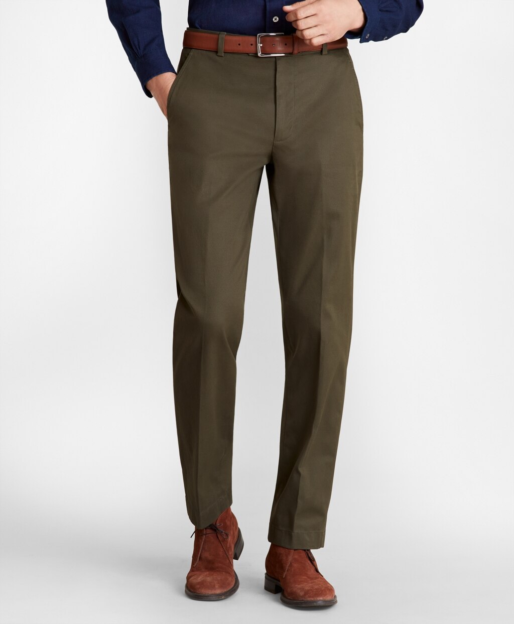 Brooks Brothers Men Clark Fit Supima® Cotton Stretch Chinos