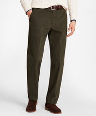 Brooks Brothers Men Clark Fit Brushed Twill Stretch Chinos