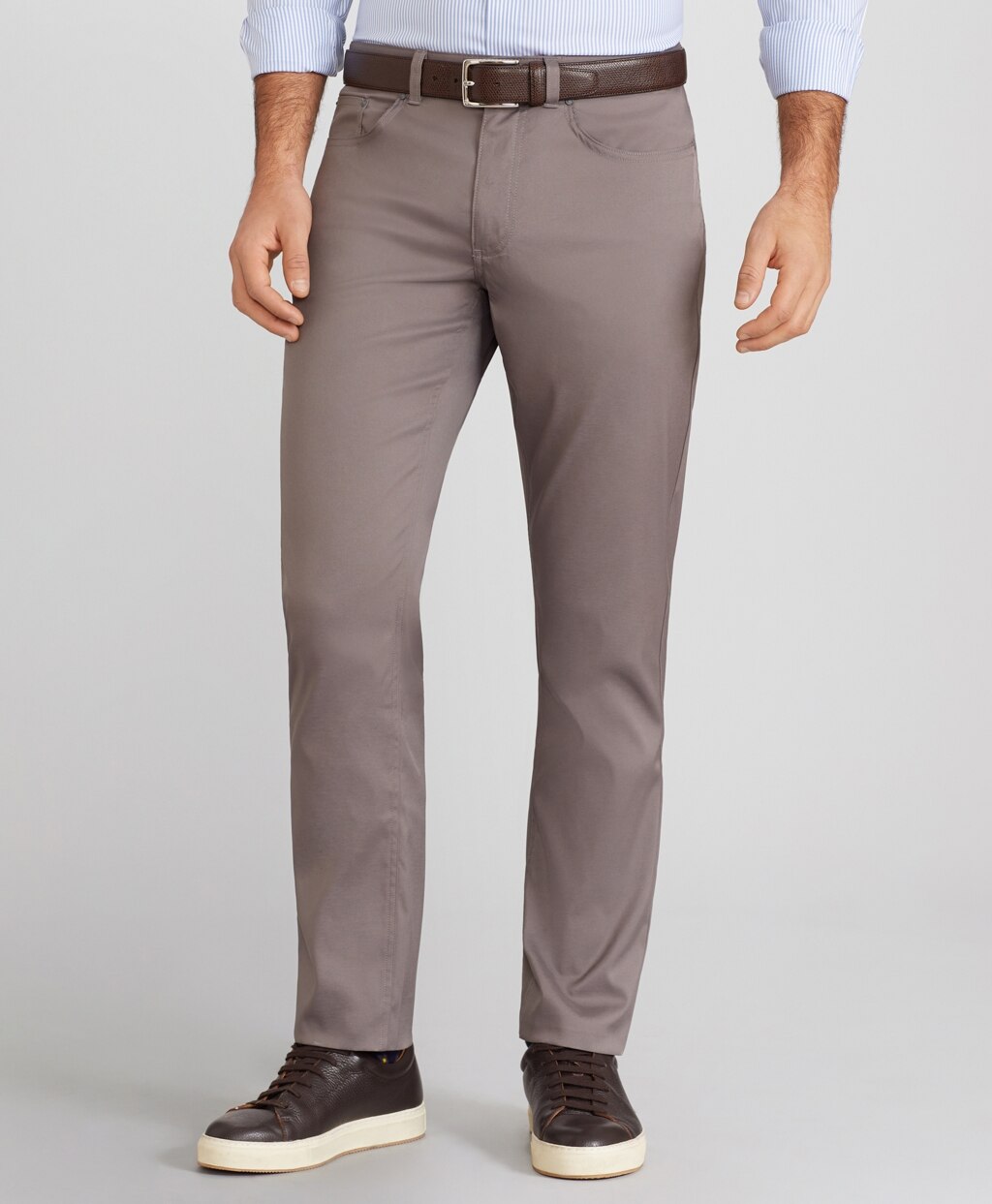 Brooks Brothers Men Slim-Fit Five-Pocket Tech Pants