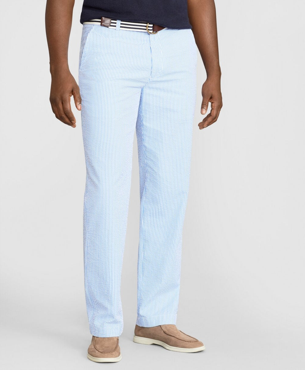 Brooks Brothers Men Clark Fit Stripe Seersucker Pants