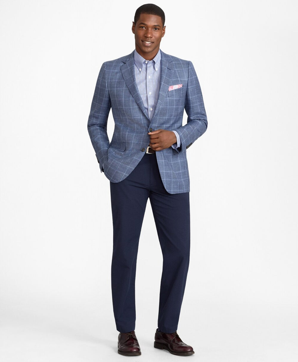 Brooks Brothers Men Clark Fit Seersucker Pants