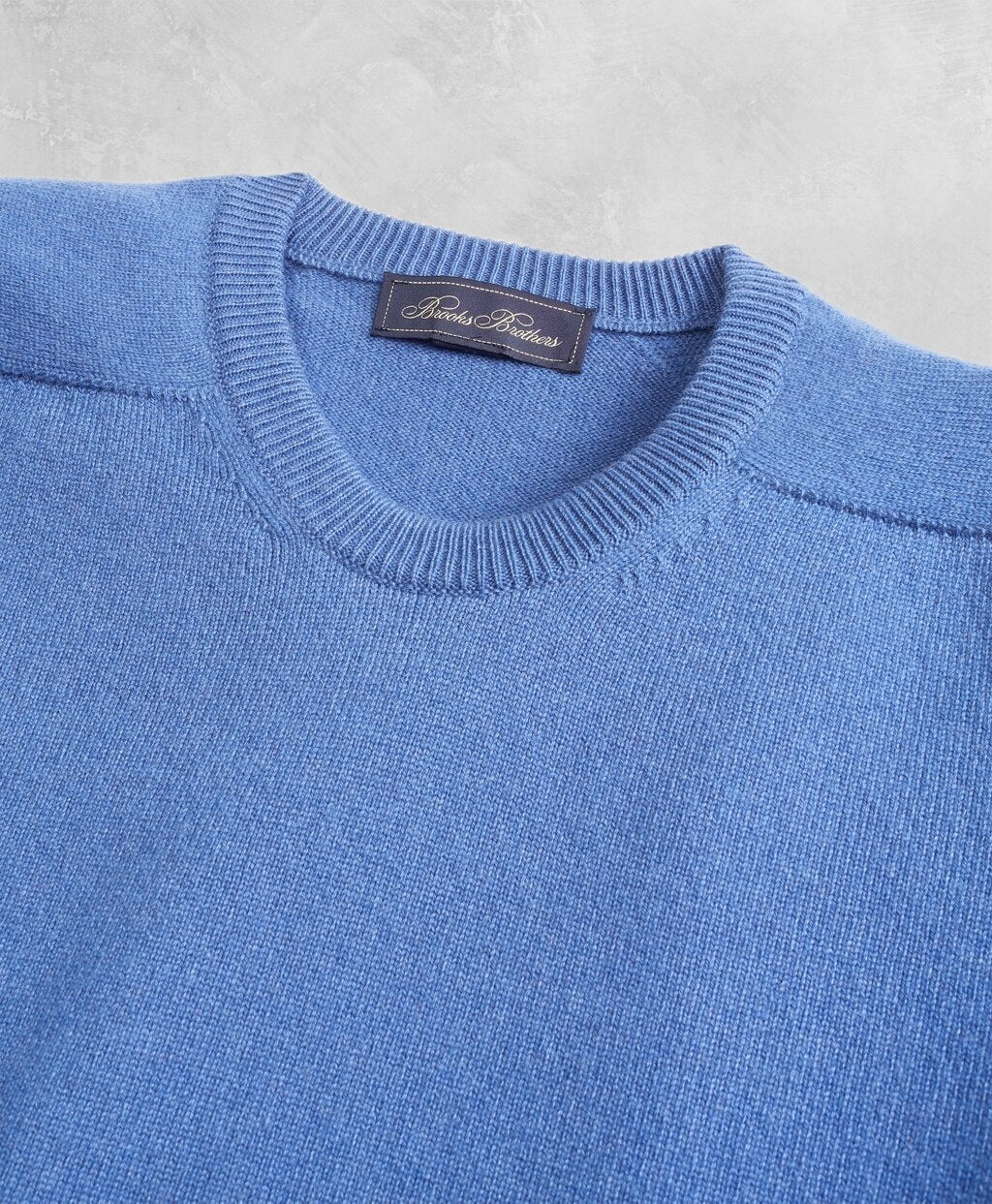 Brooks Brothers Men Golden Fleece® 3-D Knit Cashmere Crewneck Sweater