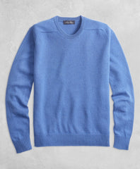 Brooks Brothers Men Golden Fleece® 3-D Knit Cashmere Crewneck Sweater