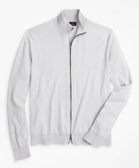 Brooks Brothers Men Golden Fleece® 3-D Knit Full-Zip Sweater