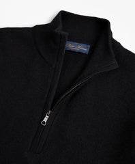 Brooks Brothers Men Two-Ply Cashmere Half-Zip Sweater