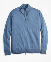 Brooks Brothers Men BrooksTech™ Merino Wool Full-Zip Sweater