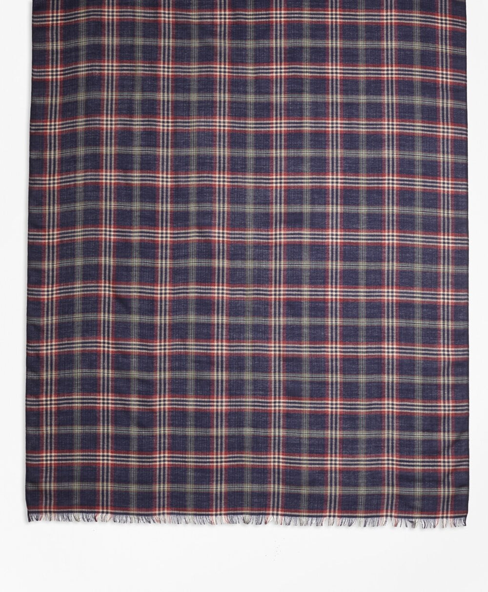 Brooks Brothers Men Tartan Scarf