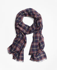 Brooks Brothers Men Tartan Scarf