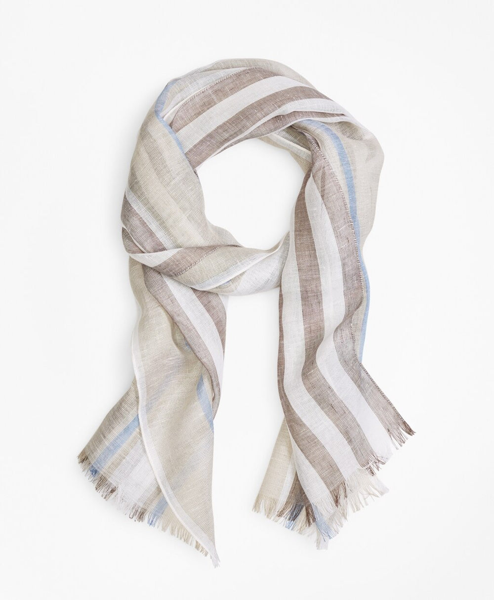 Brooks Brothers Men Tonal Stripe Scarf