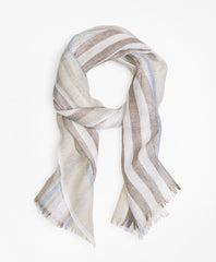 Brooks Brothers Men Tonal Stripe Scarf