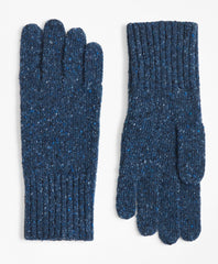 Brooks Brothers Men Merino Wool Donegal Knit Gloves