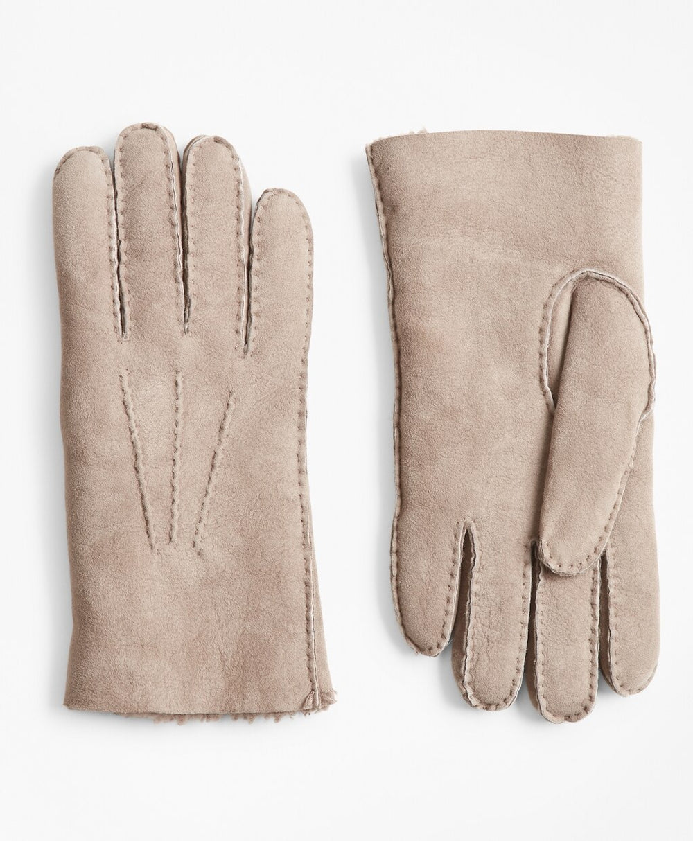 Brooks Brothers Men Shearling Gloves
