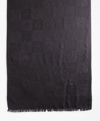 Brooks Brothers Men 200th Anniversary Silk-Cashmere Jacquard Scarf