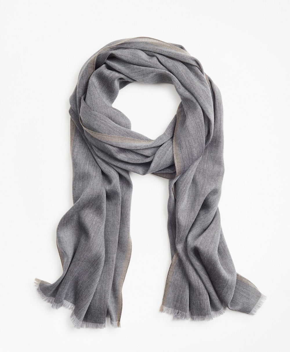 Brooks Brothers Men Wool Blend Scarf