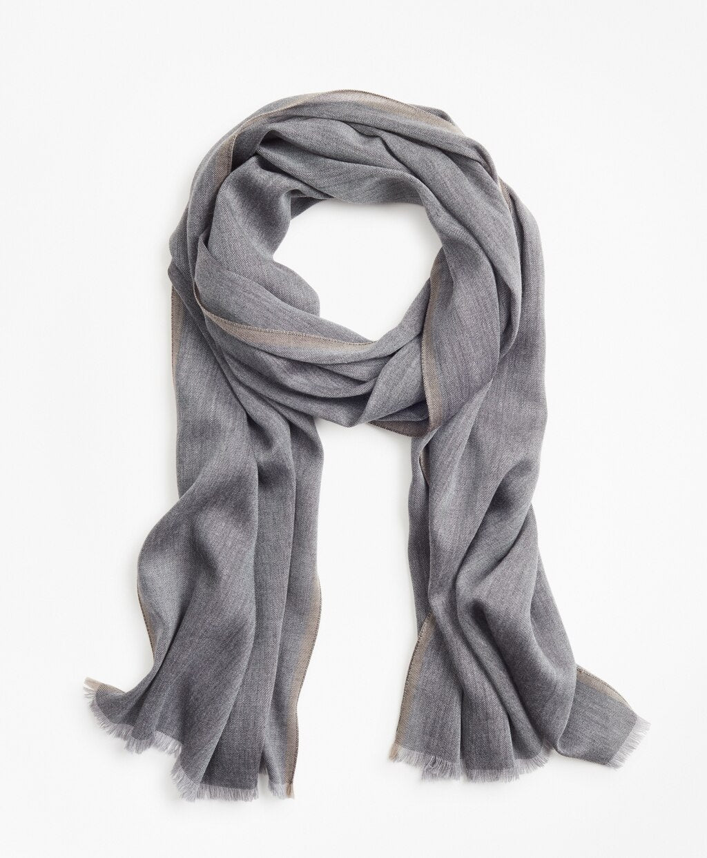 Brooks Brothers Men Wool Blend Scarf