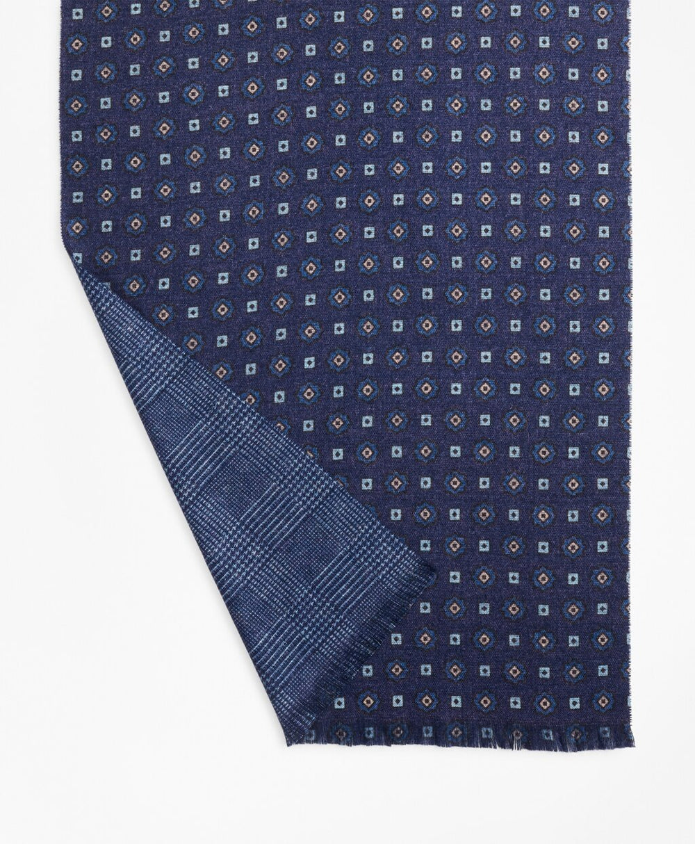Brooks Brothers Men Double-Faced Wool Scarf