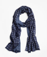 Brooks Brothers Men Double-Faced Wool Scarf