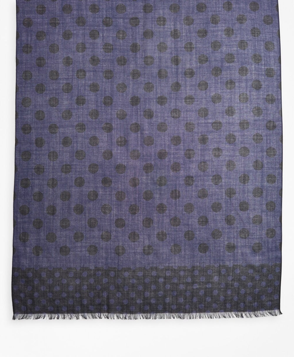 Brooks Brothers Men Dot Print Scarf