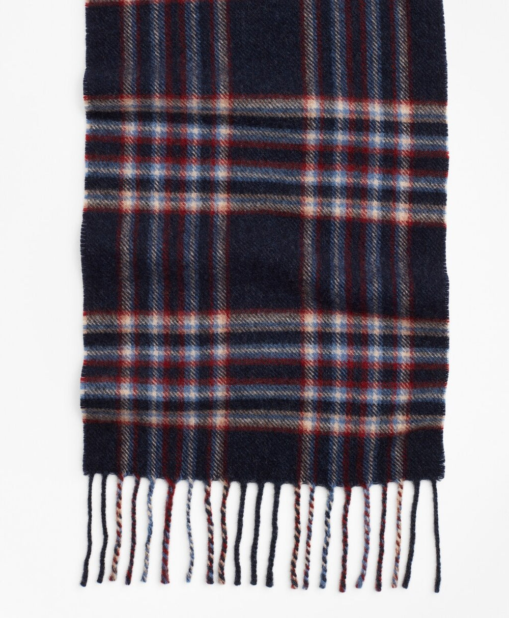 Brooks Brothers Men Wool Tartan Scarf