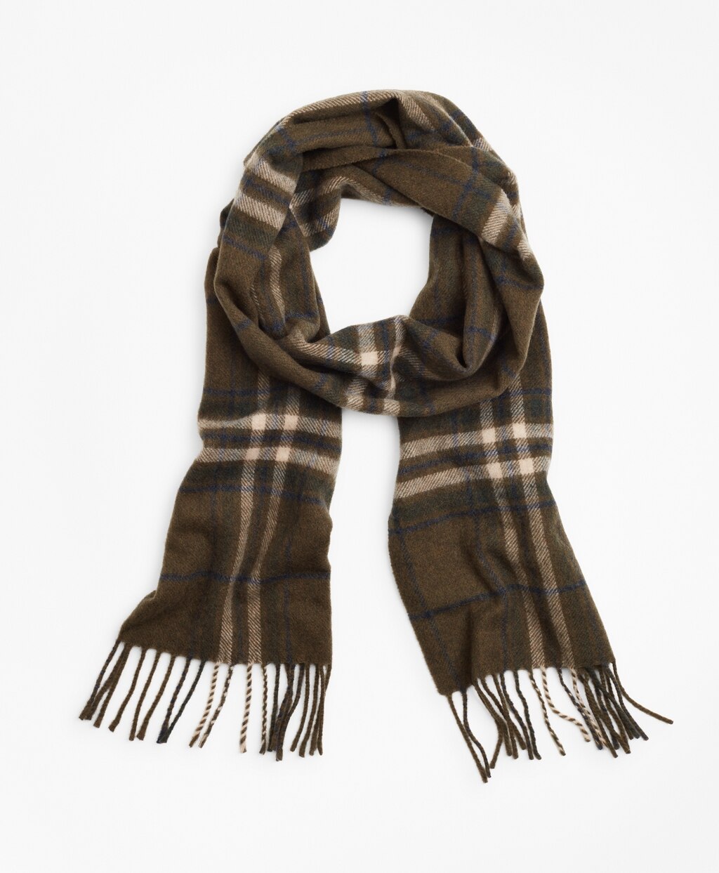 Brooks Brothers Men Wool Tartan Scarf