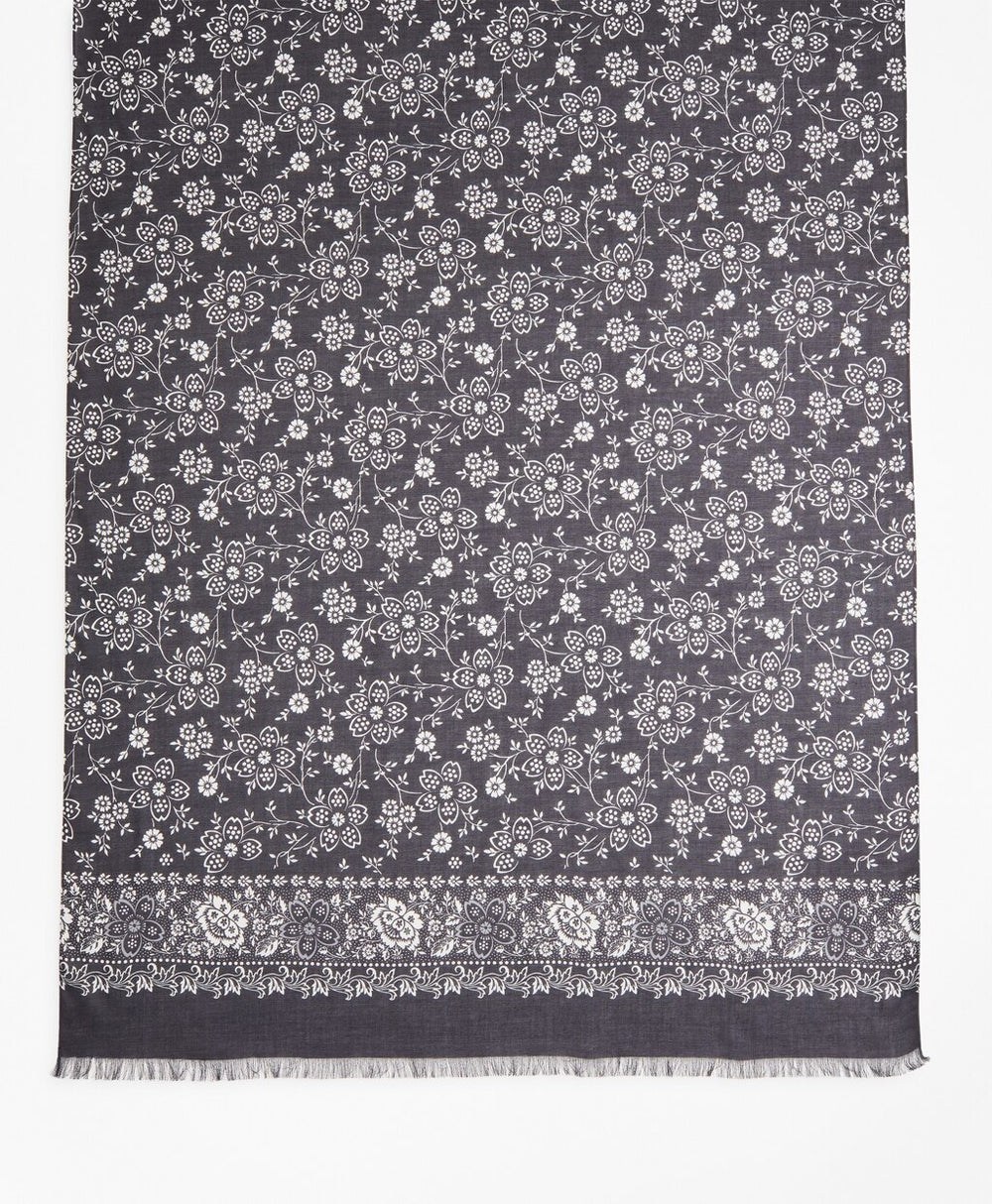 Brooks Brothers Men Floral Motif Scarf